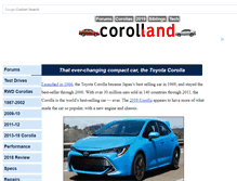 Tablet Screenshot of corolland.com